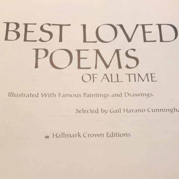 Vintage Hallmark Crown Edition poetry book in original box 1971 - Picture 5 of 15